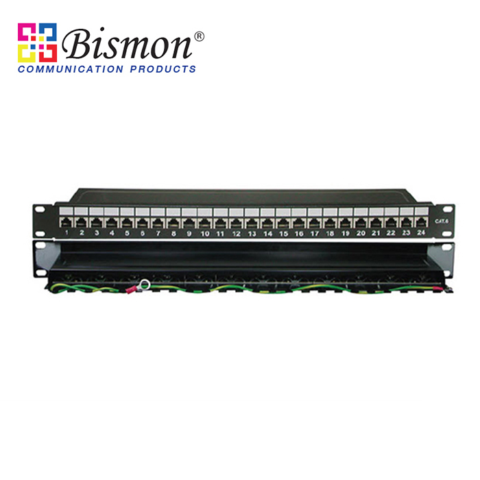 STP-Patch-Panel-24-Port-Cat-6-PCB-RJ45-port